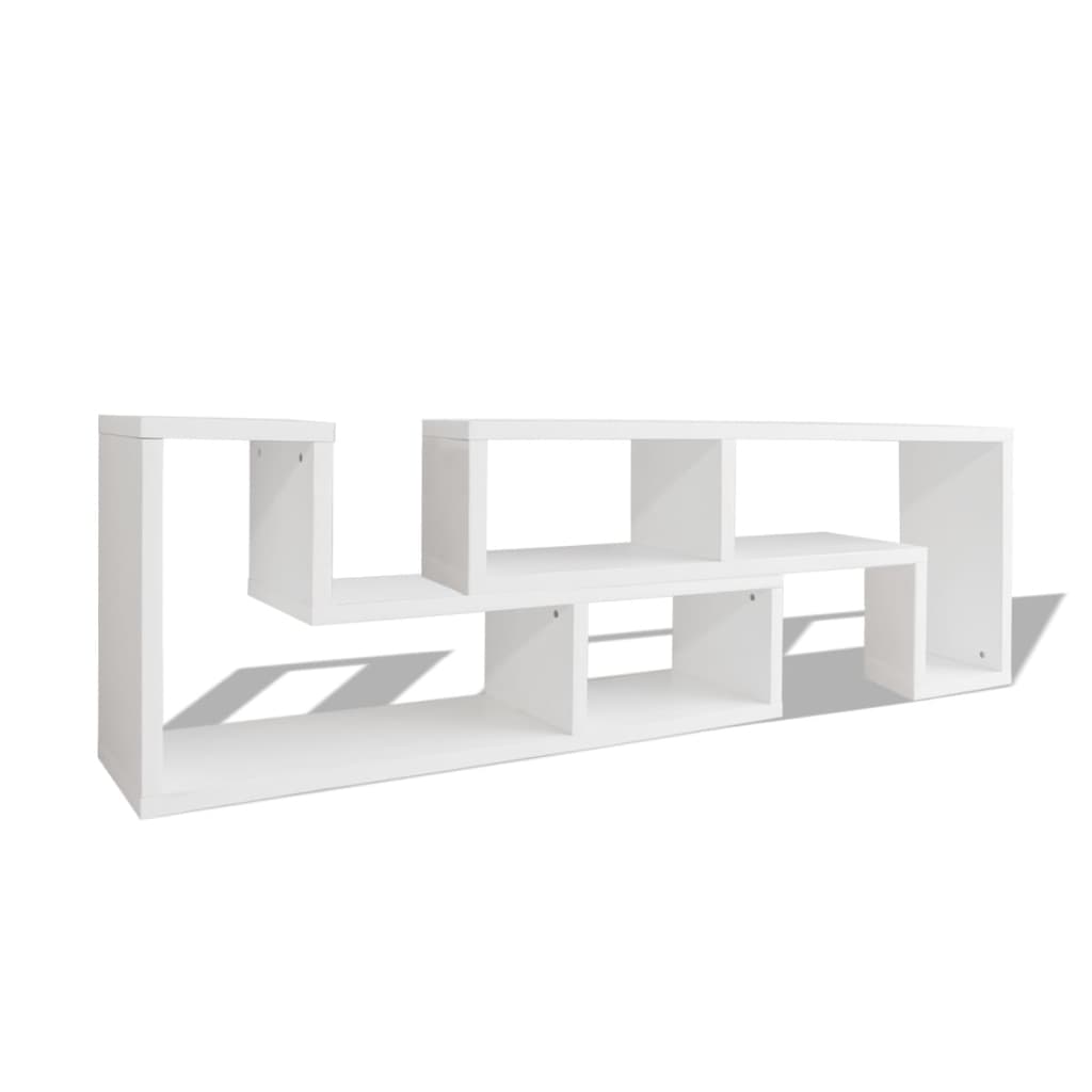 Meuble TV double en forme de L Blanc - XIOS