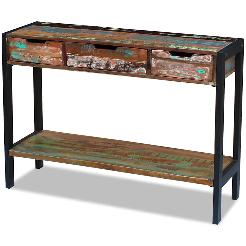 Buffet 3 tiroirs Bois de récupération massif - XIOS
