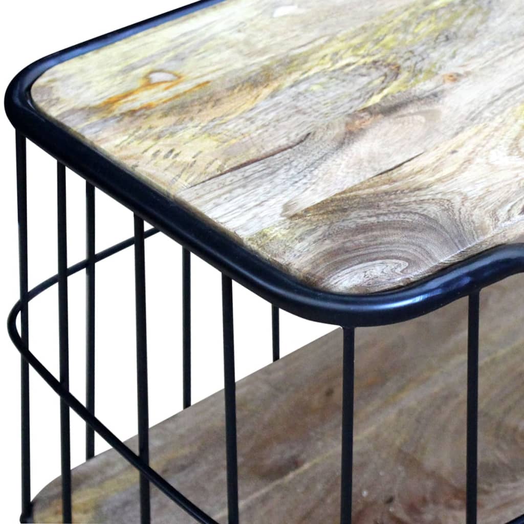 Meuble TV 100x40x45 cm Bois de manguier massif - XIOS