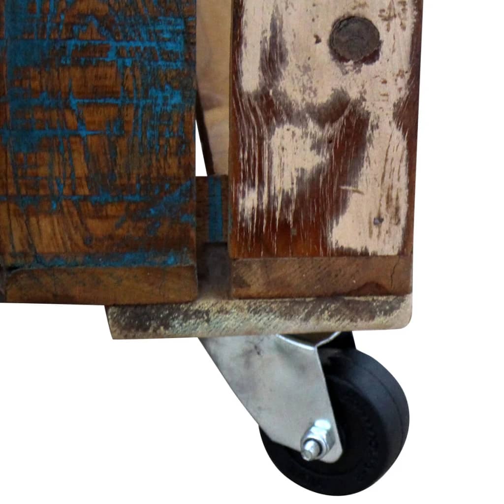 Table basse Bois de récupération massif 70x70x35 cm - XIOS