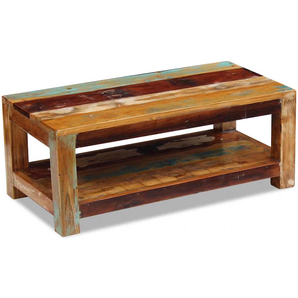 Table basse Bois de récupération massif 90x45x35 cm - XIOS