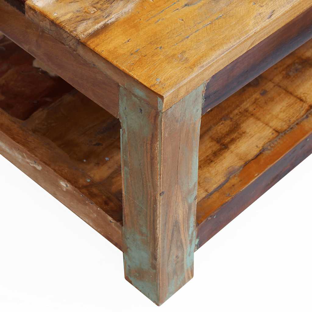 Table basse Bois de récupération massif 90x45x35 cm - XIOS