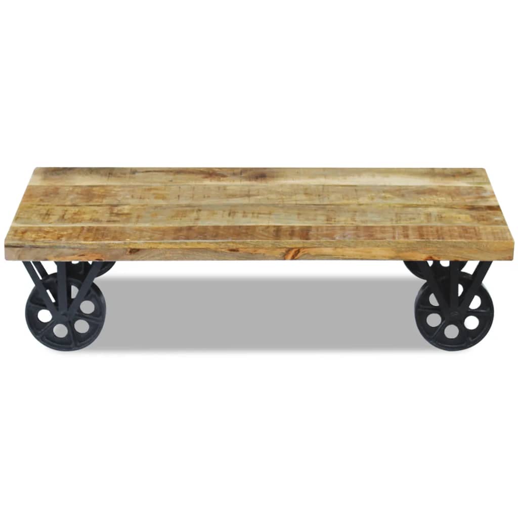 Table basse bois de manguier 120x60x30 cm - XIOS