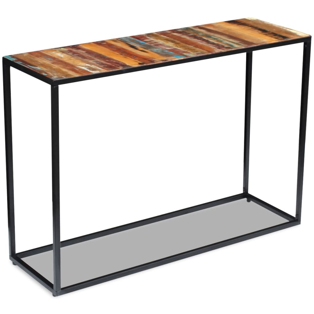 Table console Bois de récupération massif 110x35x76 cm - XIOS