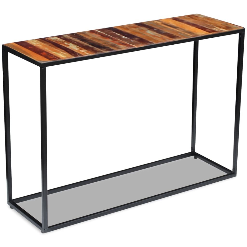 Table console Bois de récupération massif 110x35x76 cm - XIOS