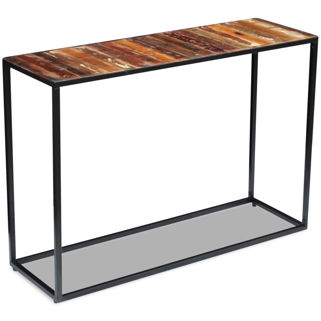 Table console Bois de récupération massif 110x35x76 cm - XIOS