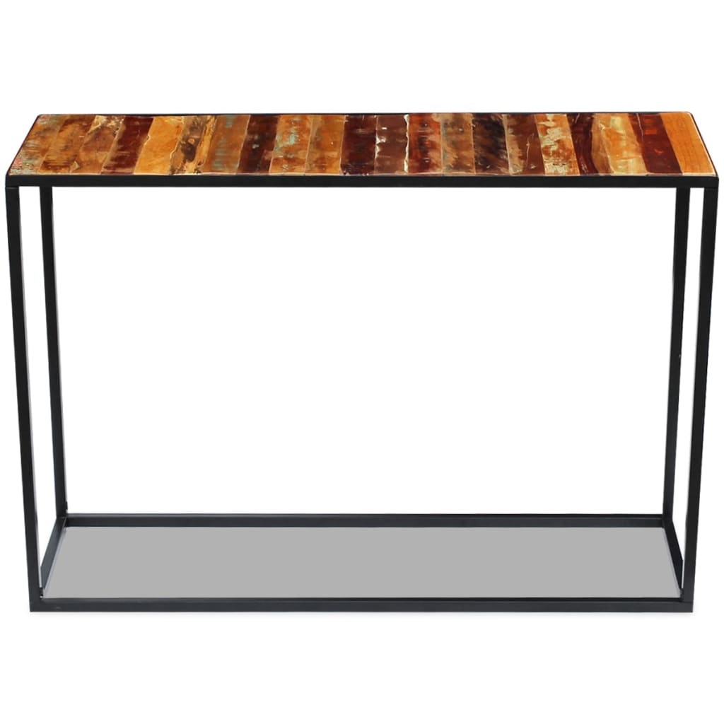 Table console Bois de récupération massif 110x35x76 cm - XIOS