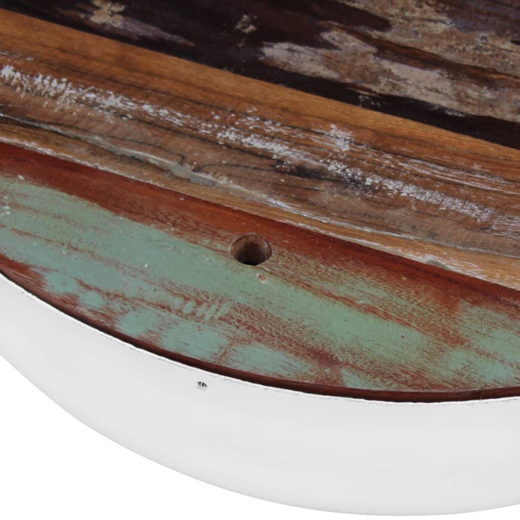 Ensemble de 2 tables basses Forme de bol Bois de récupération - XIOS