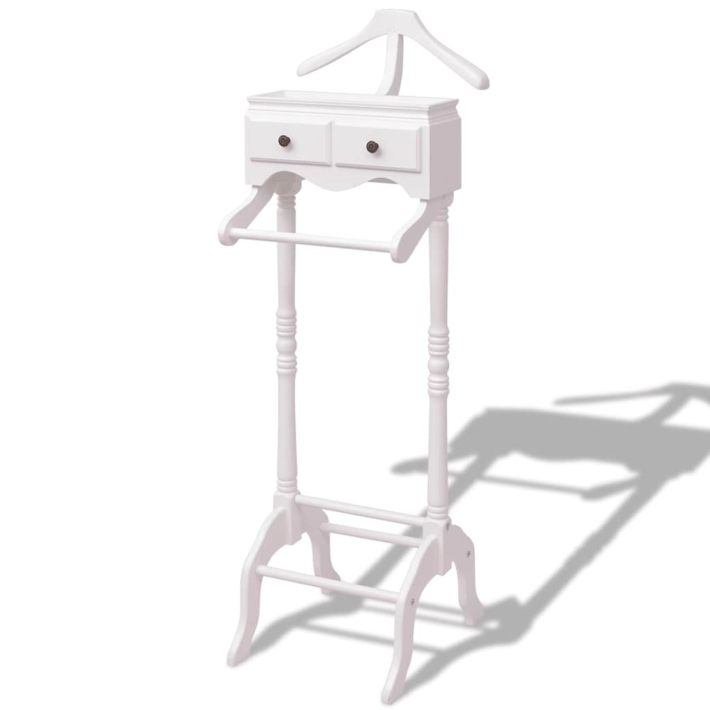 Portant à vêtements avec armoire Bois Blanc - XIOS