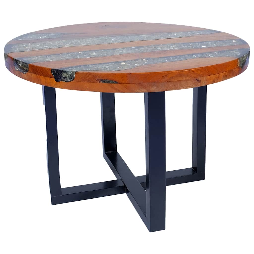 Table basse Teck Résine 60 cm - XIOS
