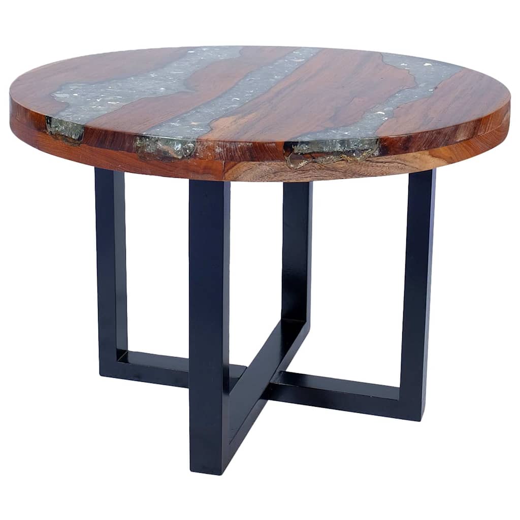 Table basse Teck Résine 60 cm - XIOS