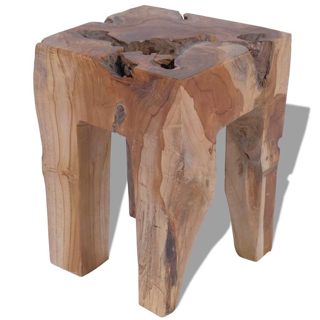 Tabouret Bois de teck massif - XIOS