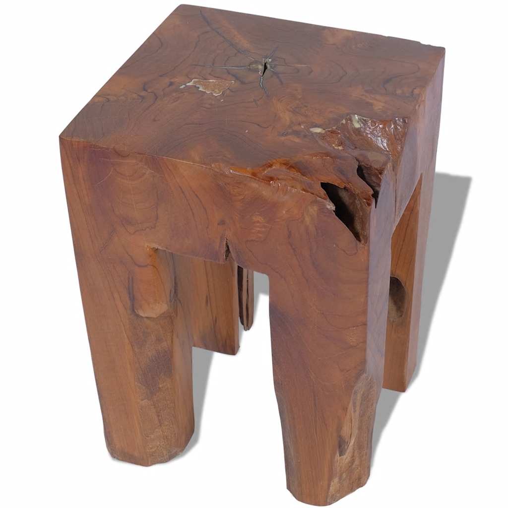 Tabouret Bois de teck massif - XIOS