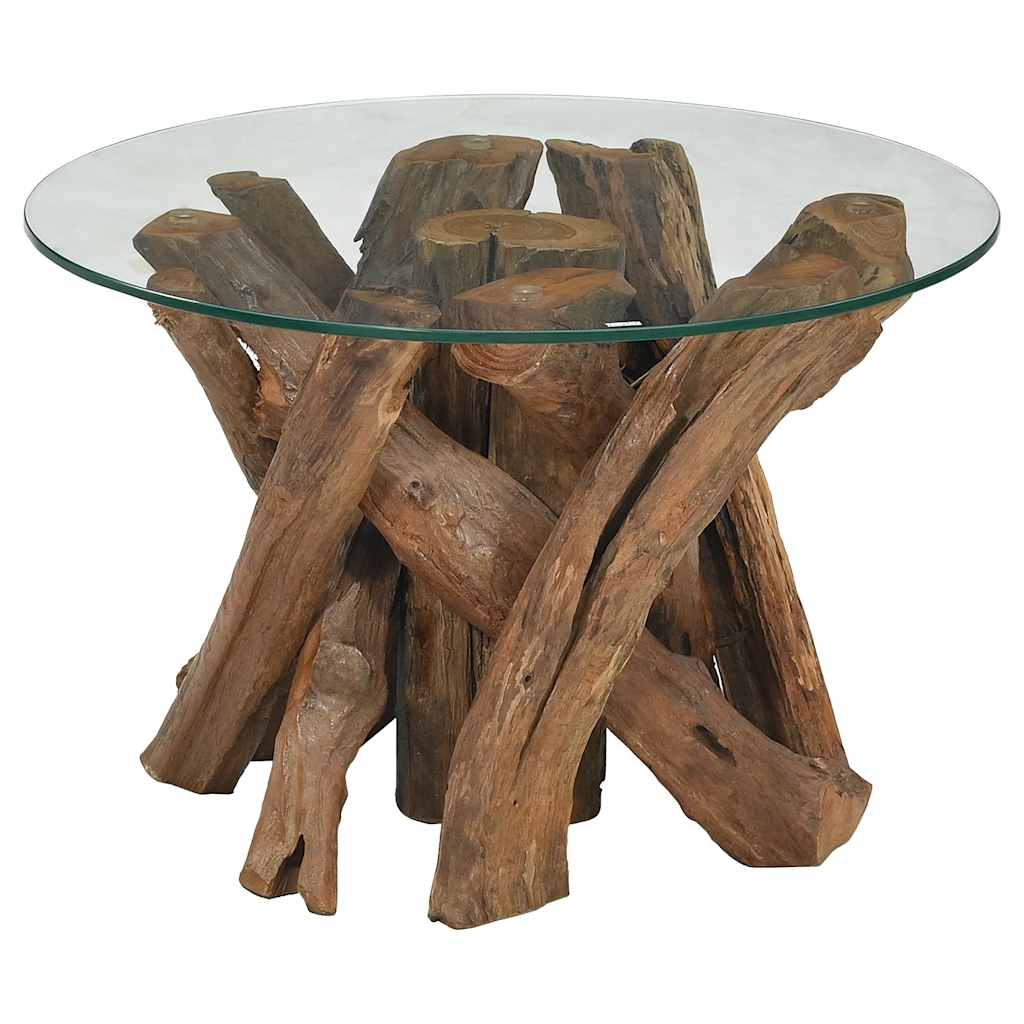 Table basse Bois flottant de teck massif 60 cm - XIOS