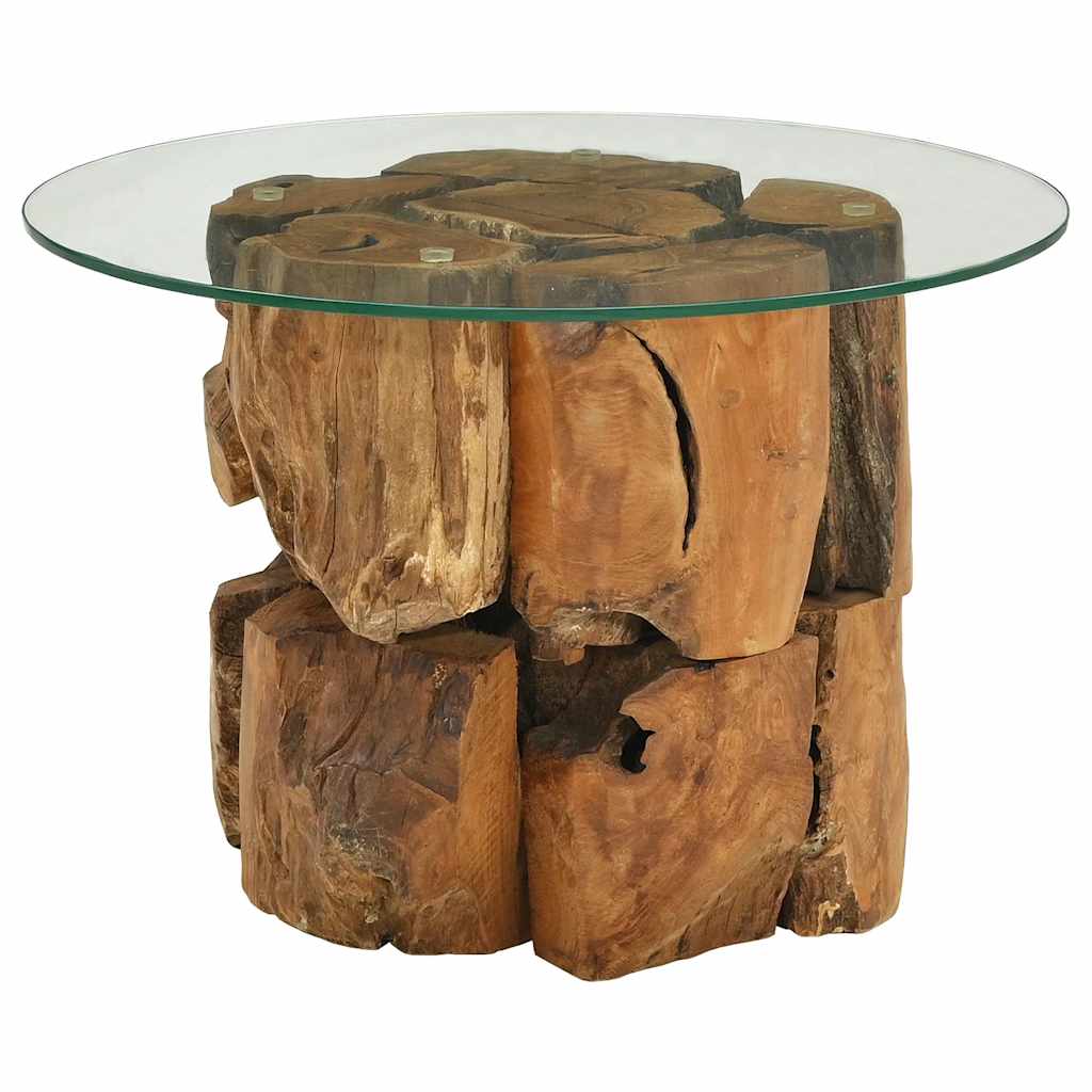Table basse Bois flottant de teck massif 60 cm - XIOS