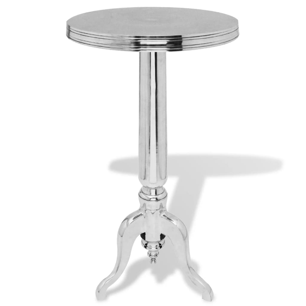 Table auxiliaire ronde Aluminium Argenté - XIOS