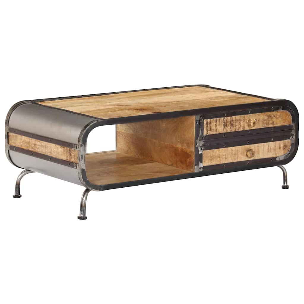 Table basse 100x50x35 cm Bois de manguier massif