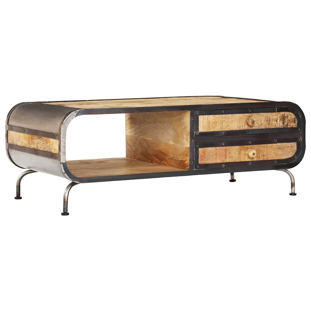Table basse 100x50x35 cm Bois de manguier massif