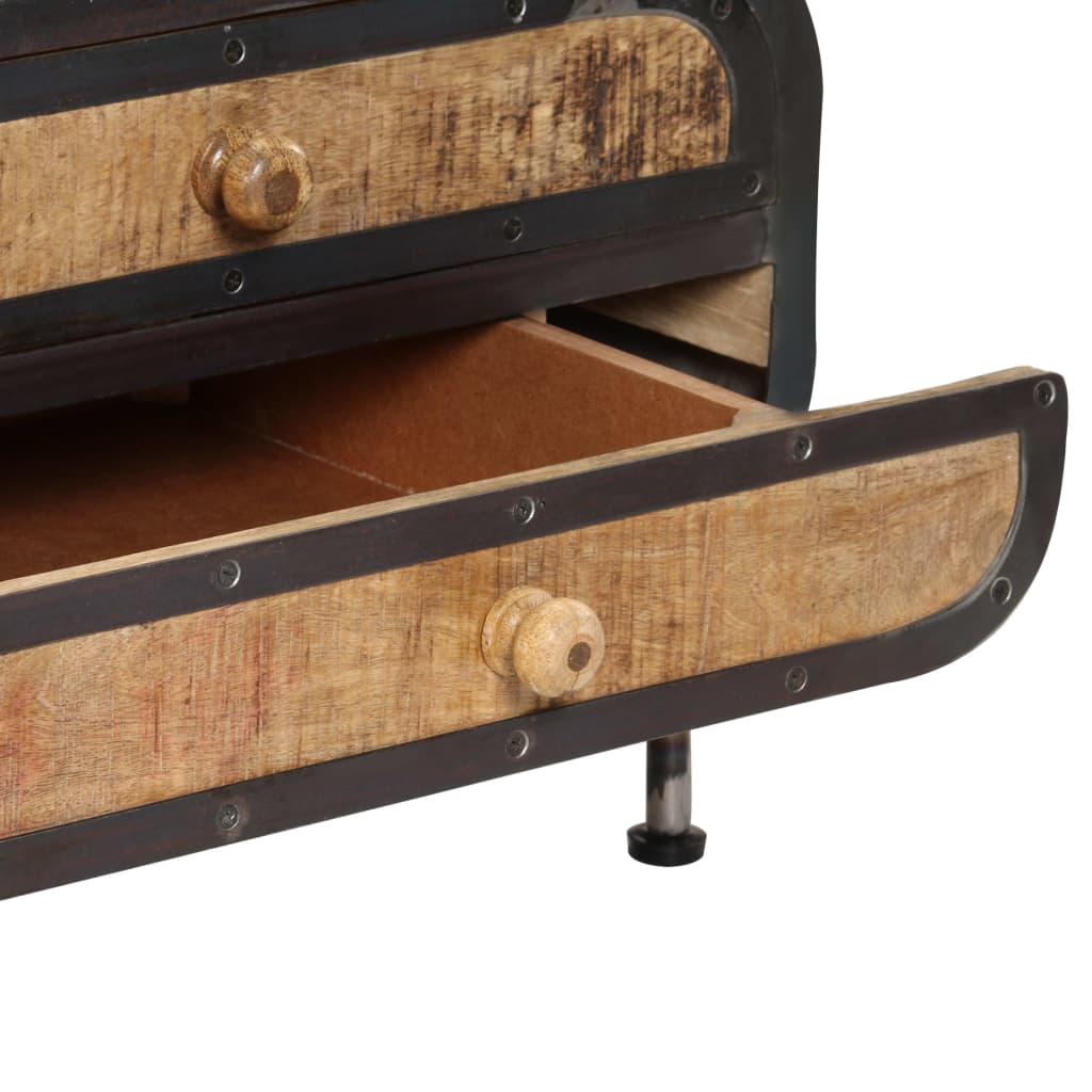 Table basse 100x50x35 cm Bois de manguier massif - XIOS