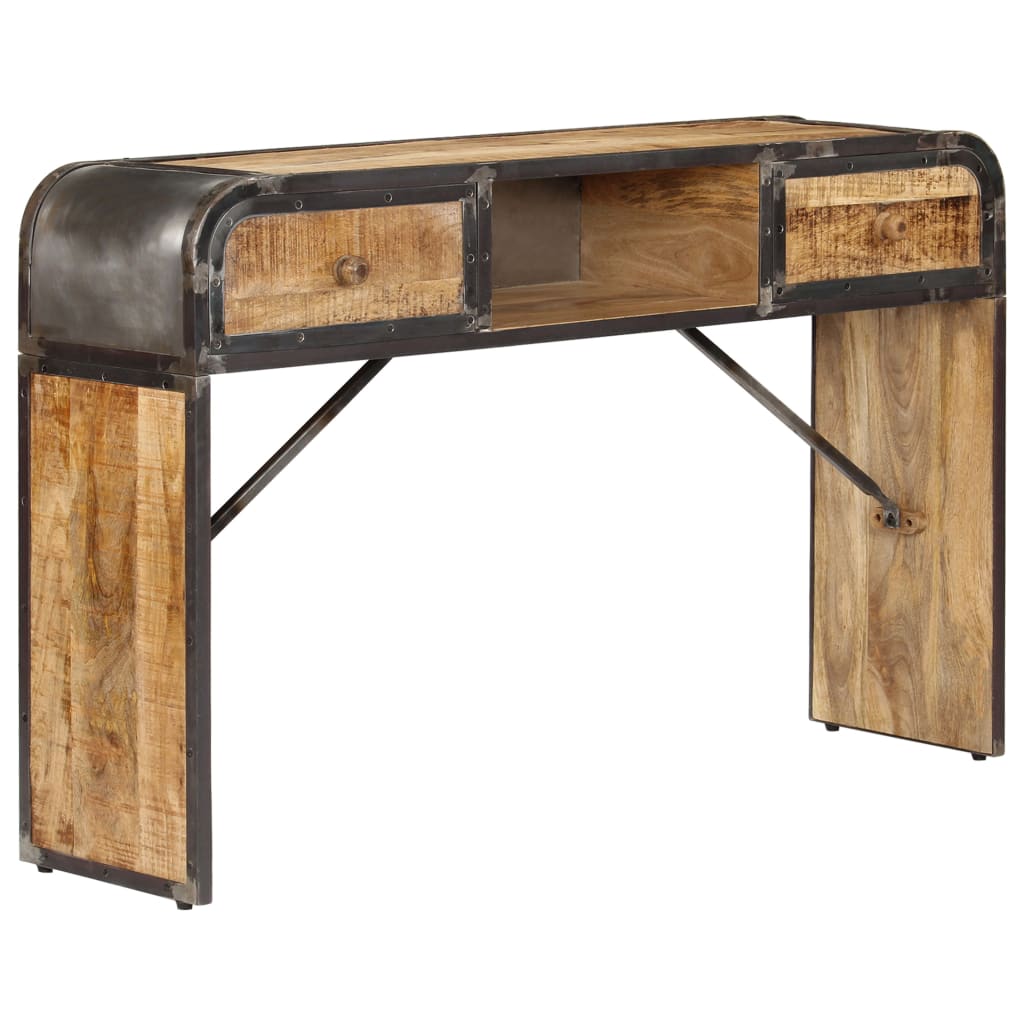 Buffet 120x30x75 cm bois de manguier massif - XIOS