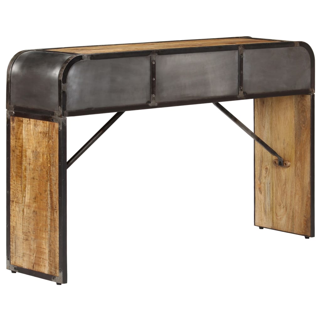 Buffet 120x30x75 cm bois de manguier massif - XIOS