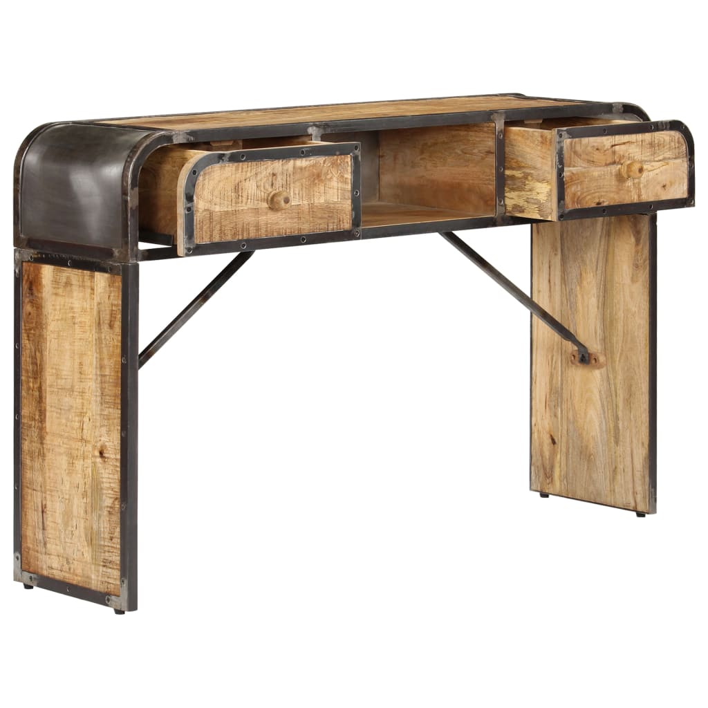 Buffet 120x30x75 cm bois de manguier massif - XIOS