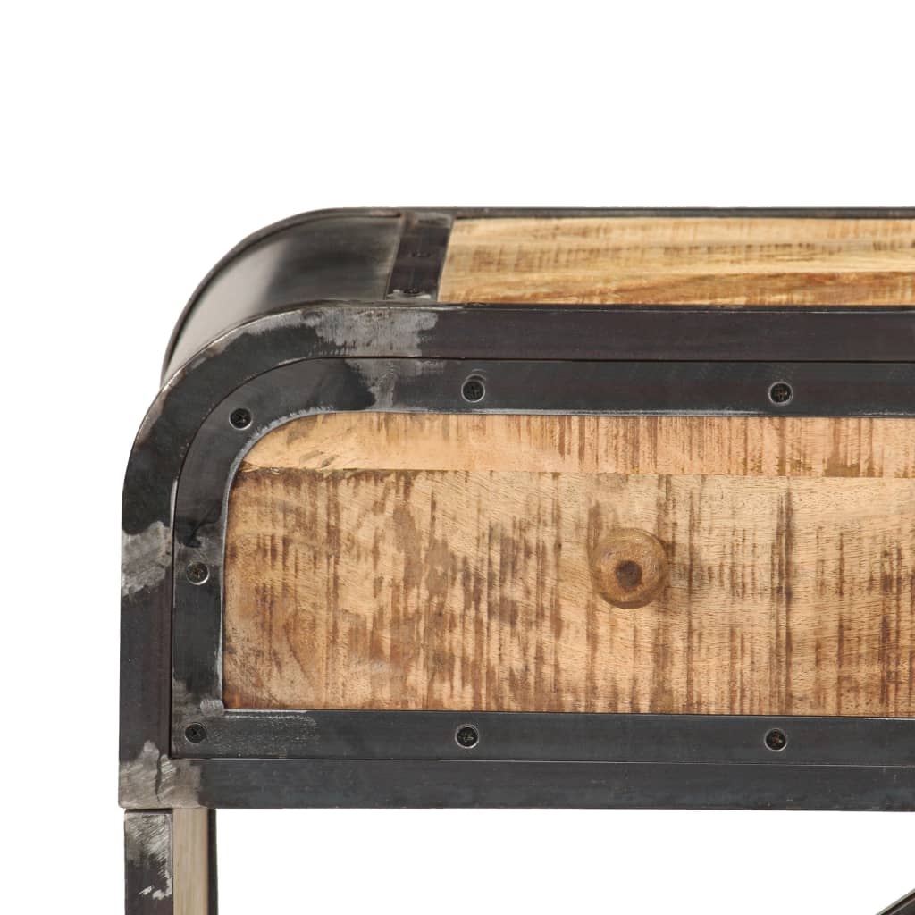 Buffet 120x30x75 cm bois de manguier massif - XIOS