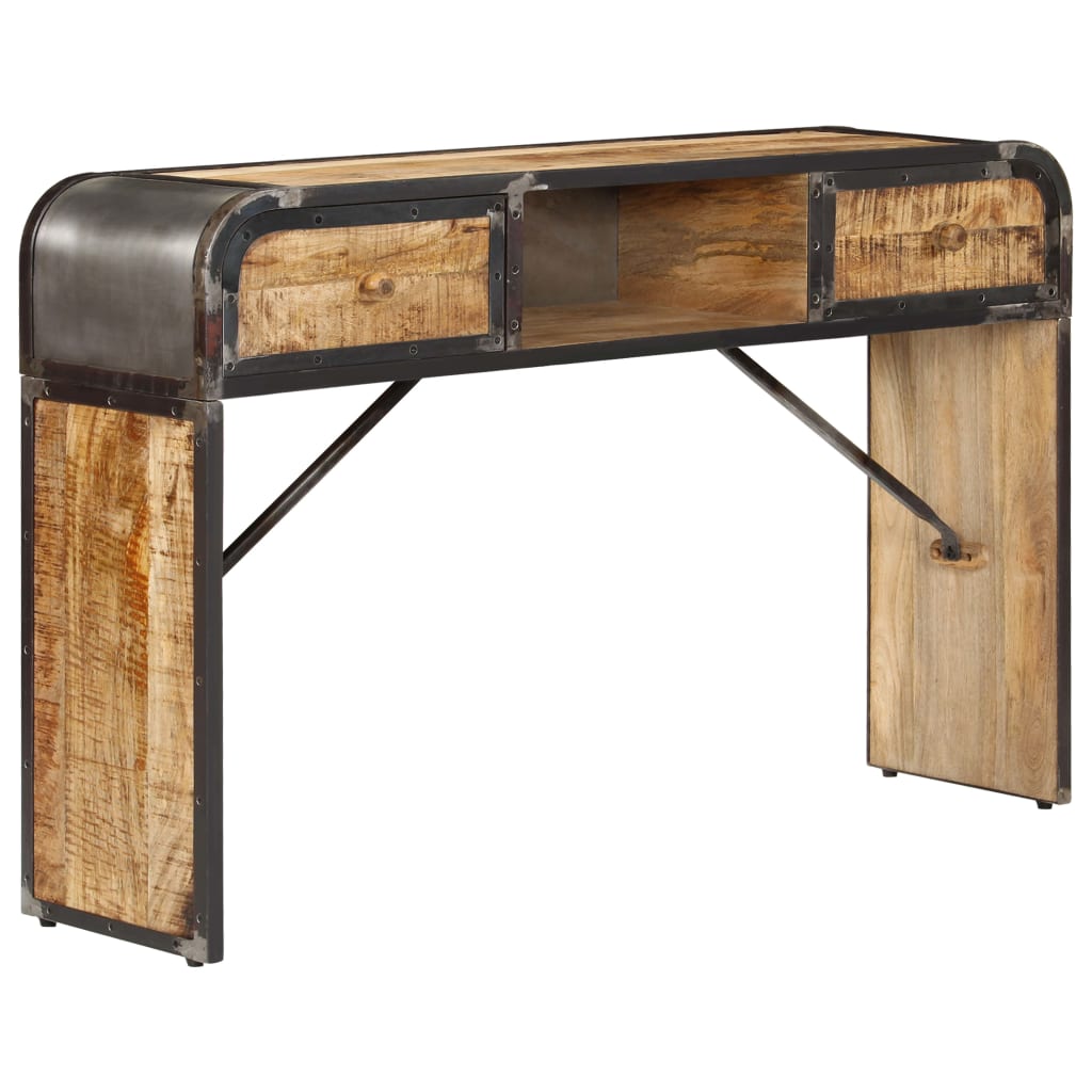 Buffet 120x30x75 cm bois de manguier massif - XIOS