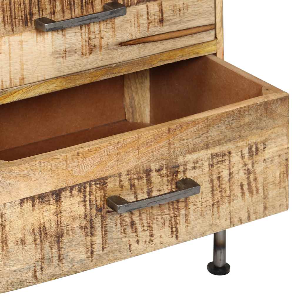 Coffre à tiroirs 45x35x106 cm Bois de manguier massif - XIOS