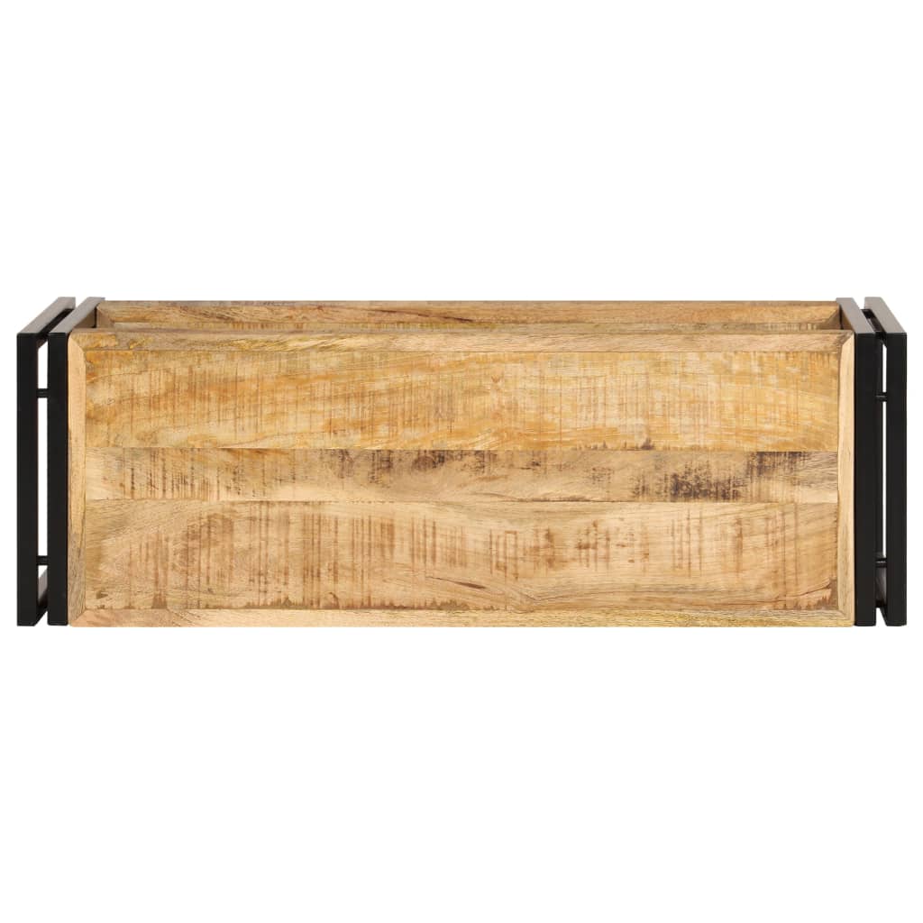 Meuble TV 90x30x40 cm Bois de manguier massif - XIOS