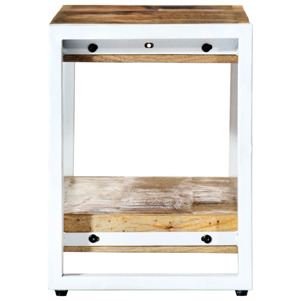 Meuble TV 90x30x40 cm Bois massif de manguier - XIOS