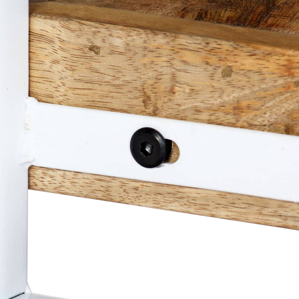 Meuble TV 90x30x40 cm Bois massif de manguier - XIOS