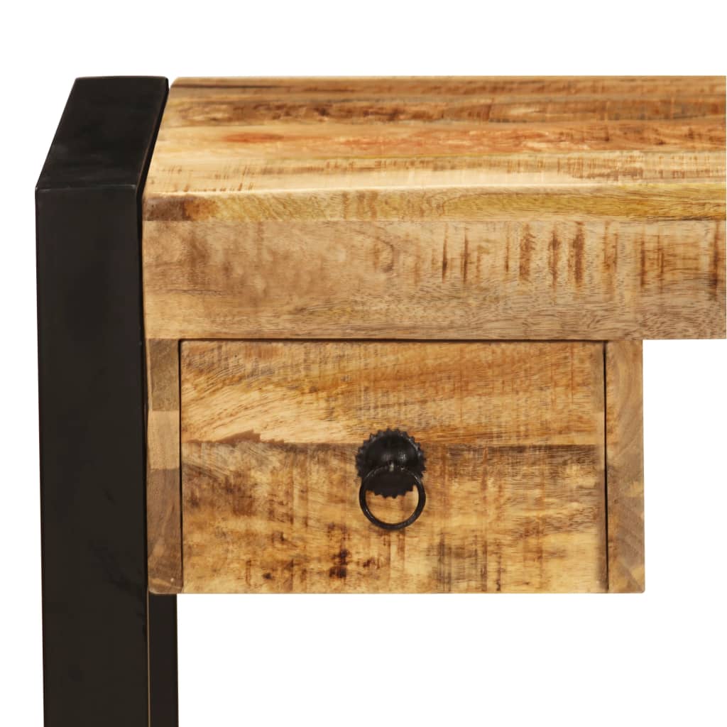 Bureau avec 2 tiroirs 110x50x77 cm Bois solide de manguier