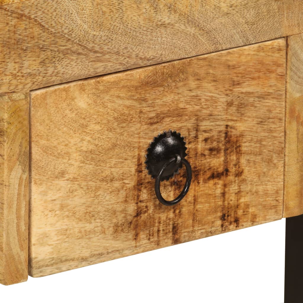 Bureau avec 2 tiroirs 110x50x77 cm Bois solide de manguier