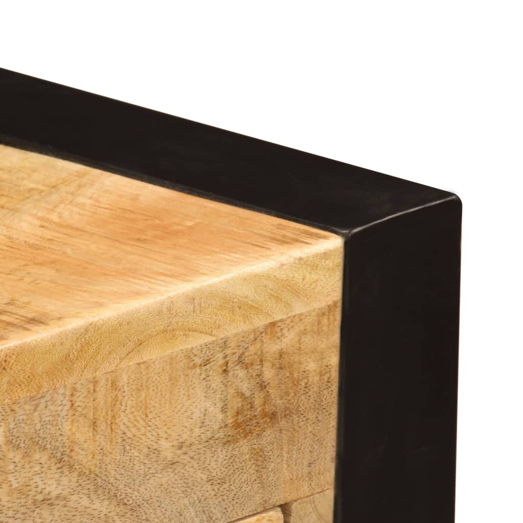 Bureau avec 2 tiroirs 110x50x77 cm Bois solide de manguier