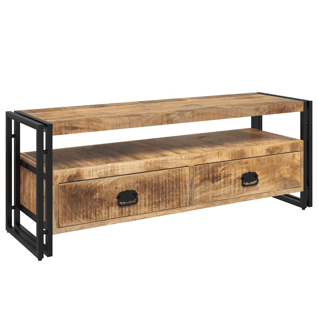 Meuble TV 120x35x45 cm Bois solide de manguier