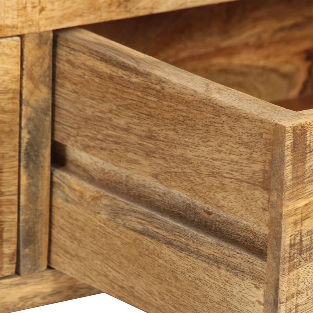Meuble TV 120x35x45 cm Bois solide de manguier - XIOS