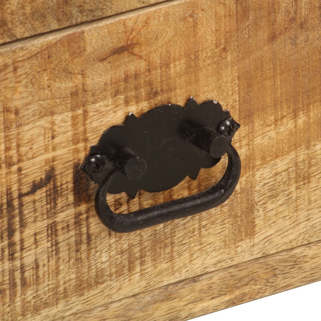 Meuble TV 120x35x45 cm Bois solide de manguier - XIOS