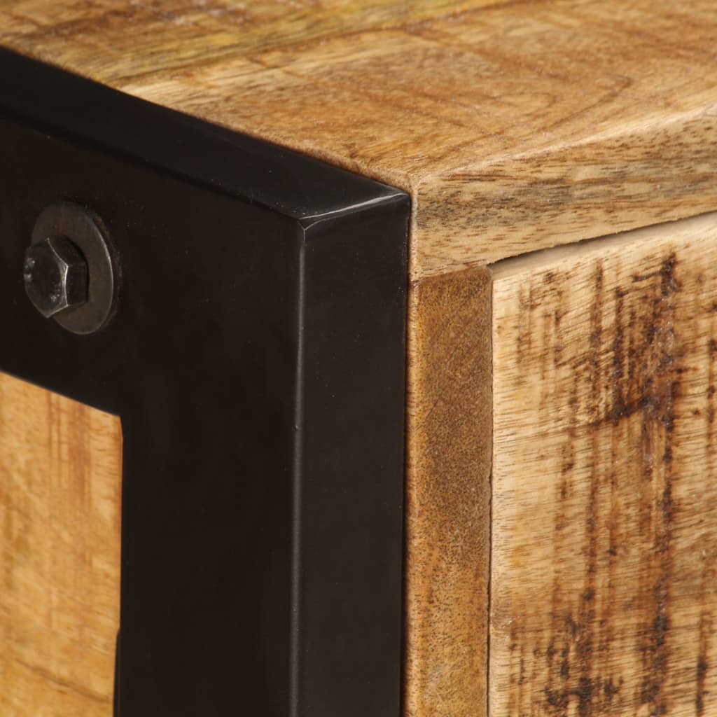 Buffet avec 3 tiroirs 110x35x75 cm Bois de manguier massif - XIOS