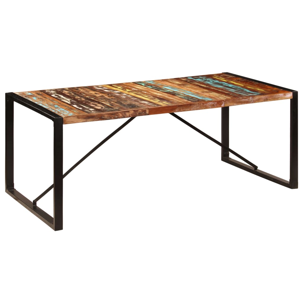 Table à dîner 200x100x75 cm Bois de récupération solide - XIOS