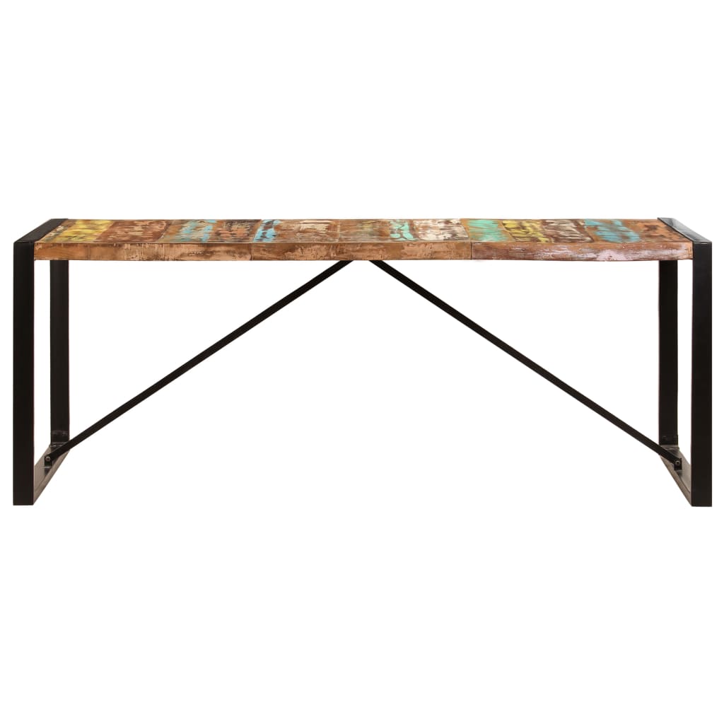 Table à dîner 200x100x75 cm Bois de récupération solide - XIOS