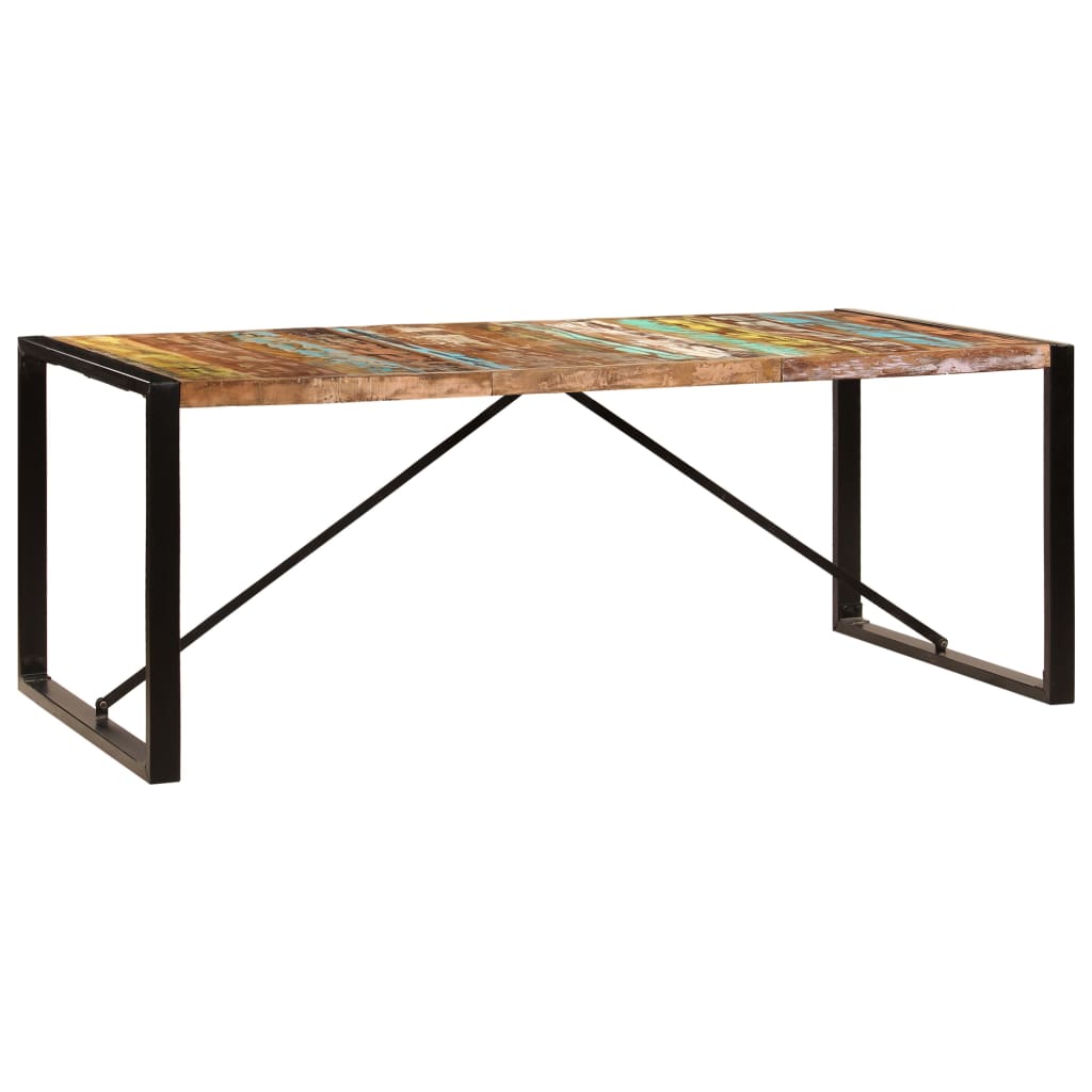 Table à dîner 200x100x75 cm Bois de récupération solide - XIOS