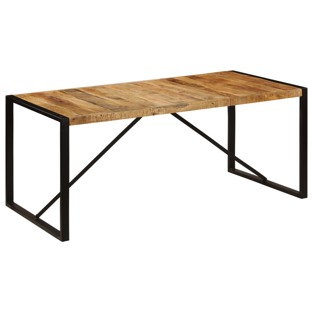 Table à manger 180x90x75 cm Bois de manguier massif - XIOS