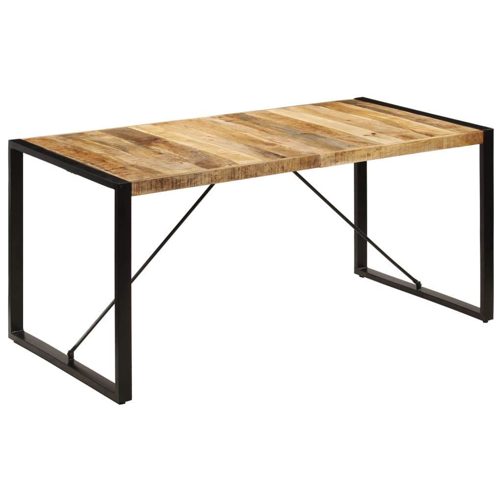 Table à manger 160x80x75 cm bois de manguier massif - XIOS