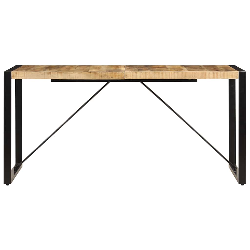Table à manger 160x80x75 cm bois de manguier massif