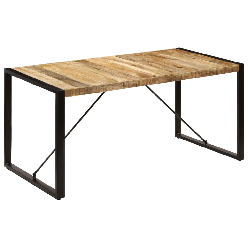 Table à manger 160x80x75 cm bois de manguier massif - XIOS