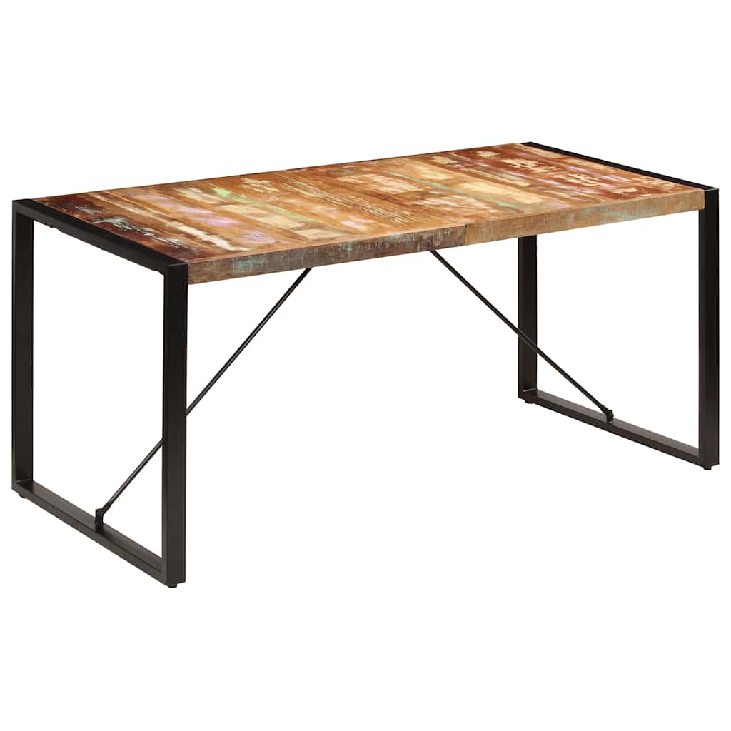 Table à manger 160x80x75 cm Bois de récupération massif