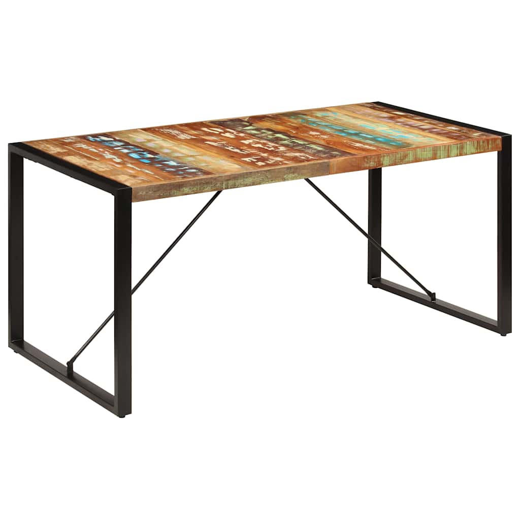 Table à manger 160x80x75 cm Bois de récupération massif