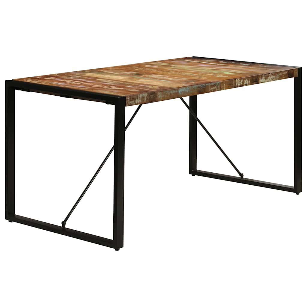 Table à manger 160x80x75 cm Bois de récupération massif