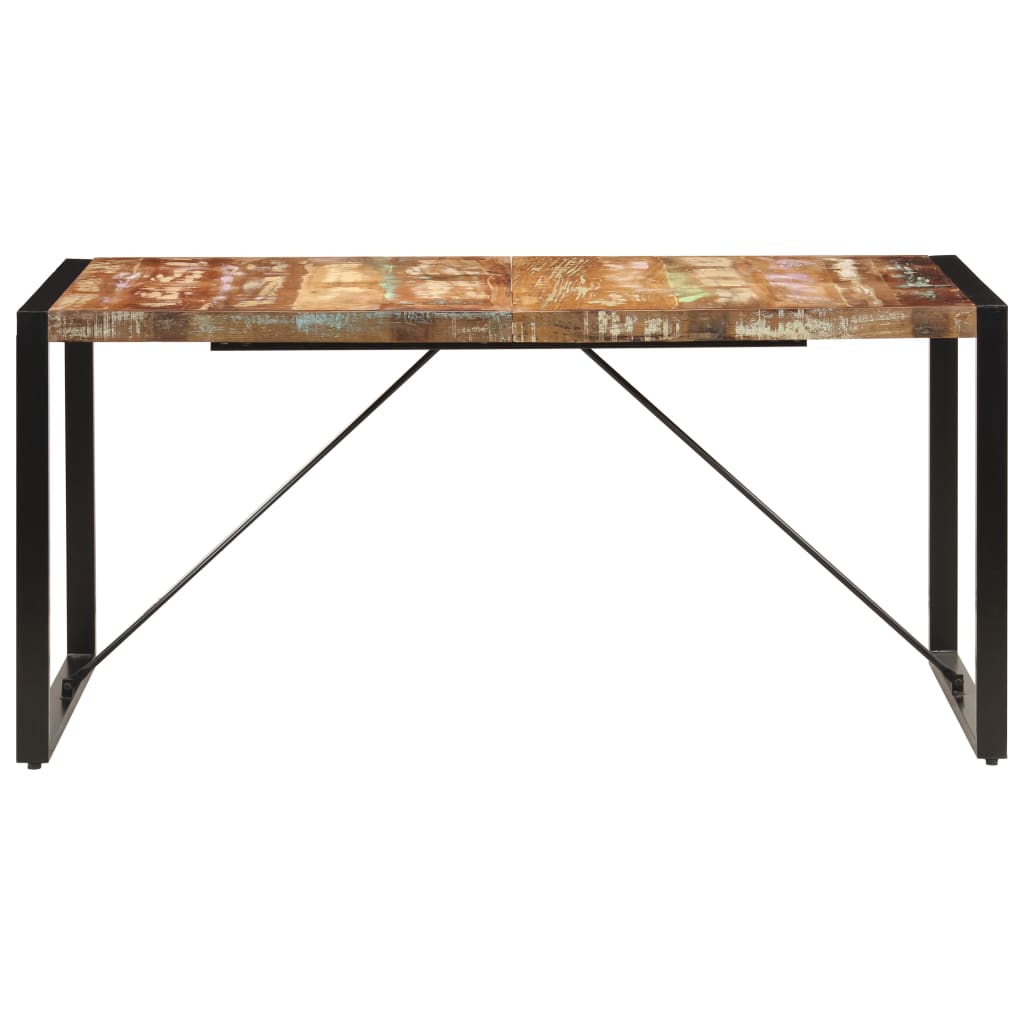 Table à manger 160x80x75 cm Bois de récupération massif
